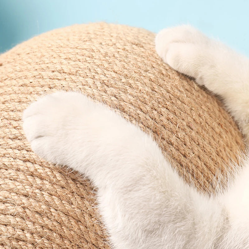 Interactive Cat Scratcher Ball – Sisal Toy for Healthy Claws