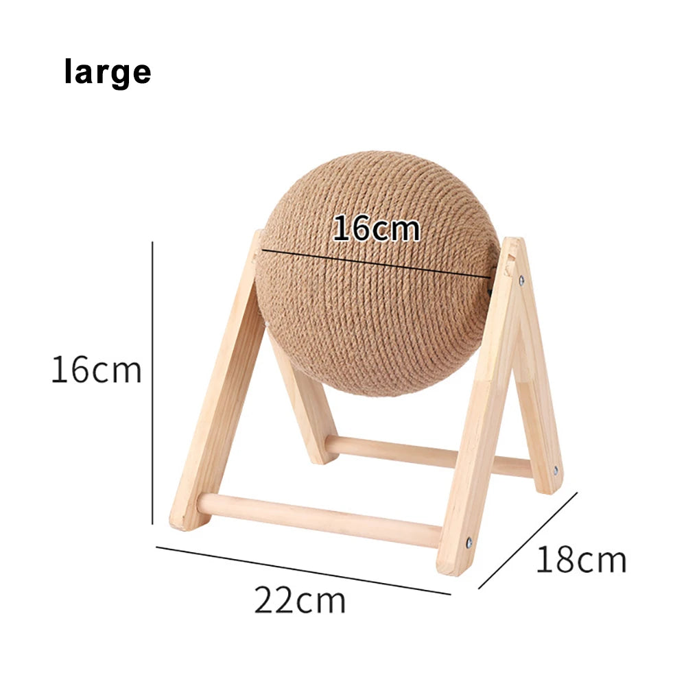 Interactive Cat Scratcher Ball – Sisal Toy for Healthy Claws
