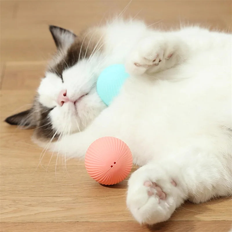 Smart Bouncing Pet Ball – USB Rechargeable Interactive Toy