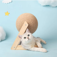 Interactive Cat Scratcher Ball – Sisal Toy for Healthy Claws