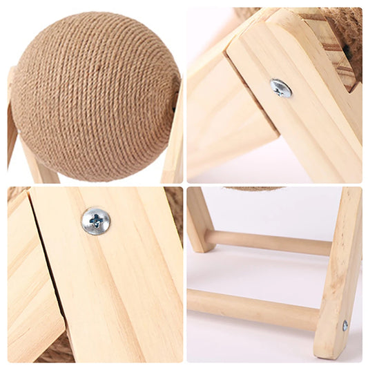 Interactive Cat Scratcher Ball – Sisal Toy for Healthy Claws