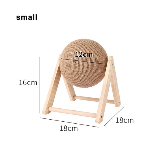 Interactive Cat Scratcher Ball – Sisal Toy for Healthy Claws