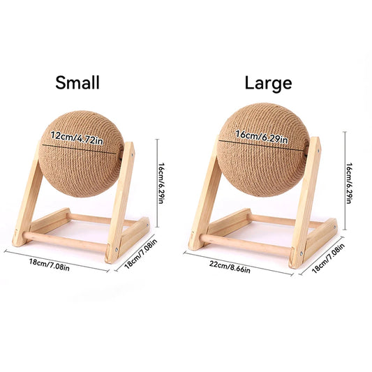 Interactive Cat Scratcher Ball – Sisal Toy for Healthy Claws