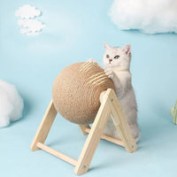Interactive Cat Scratcher Ball – Sisal Toy for Healthy Claws