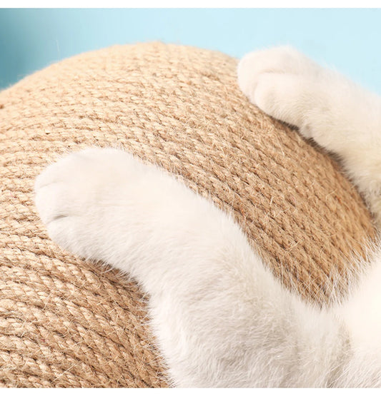 Interactive Cat Scratcher Ball – Sisal Toy for Healthy Claws