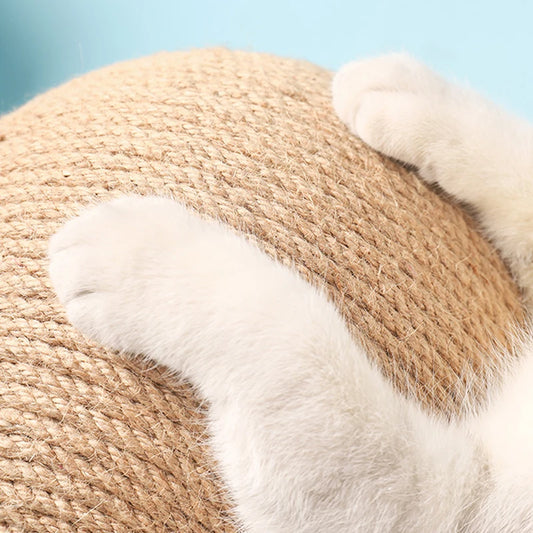 Interactive Cat Scratcher Ball – Sisal Toy for Healthy Claws