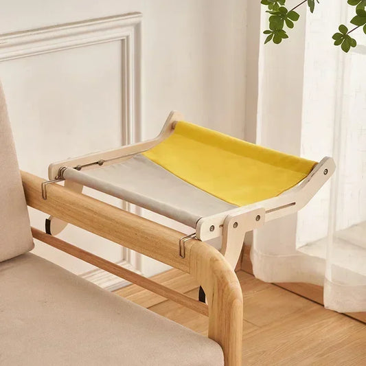 Bed Lounger for Cats – Modern Wooden Comfort