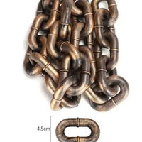 Dog Traction Chain Simulation Iron Chain Plastic Thick Chain Traction Rope Net Red Fun Pet Supplies Dogs Accessories