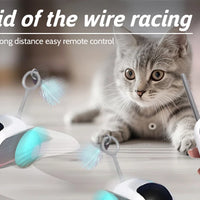 Smart Rolling Cat Toy Car – Remote-Controlled Indoor Fun