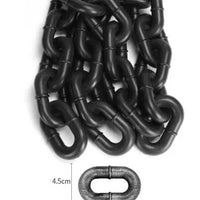 Dog Traction Chain Simulation Iron Chain Plastic Thick Chain Traction Rope Net Red Fun Pet Supplies Dogs Accessories