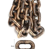 Dog Traction Chain Simulation Iron Chain Plastic Thick Chain Traction Rope Net Red Fun Pet Supplies Dogs Accessories