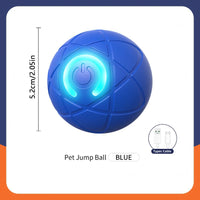 Smart Bouncing Pet Ball – USB Rechargeable Interactive Toy