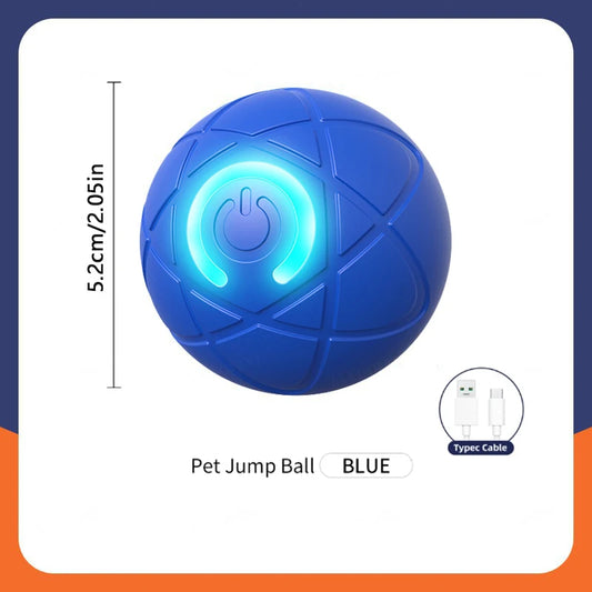 Smart Bouncing Pet Ball – USB Rechargeable Interactive Toy