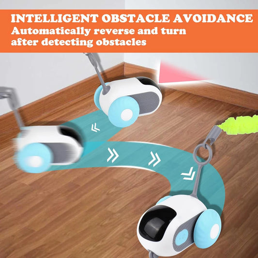 Smart Rolling Cat Toy Car – Remote-Controlled Indoor Fun