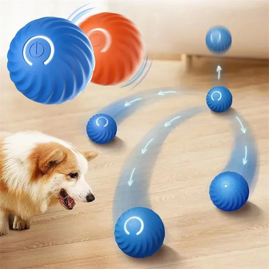 Smart Bouncing Pet Ball – USB Rechargeable Interactive Toy