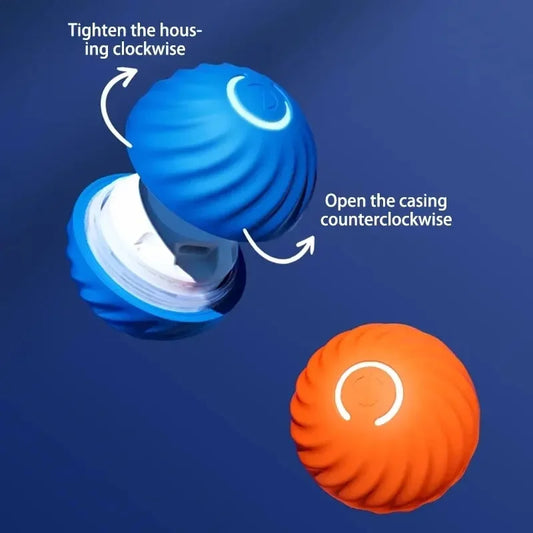 Smart Bouncing Pet Ball – USB Rechargeable Interactive Toy
