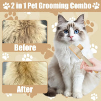 Professional Flea & Hair Removal Comb – Grooming Tool for Cats & Dogs