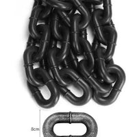 Dog Traction Chain Simulation Iron Chain Plastic Thick Chain Traction Rope Net Red Fun Pet Supplies Dogs Accessories