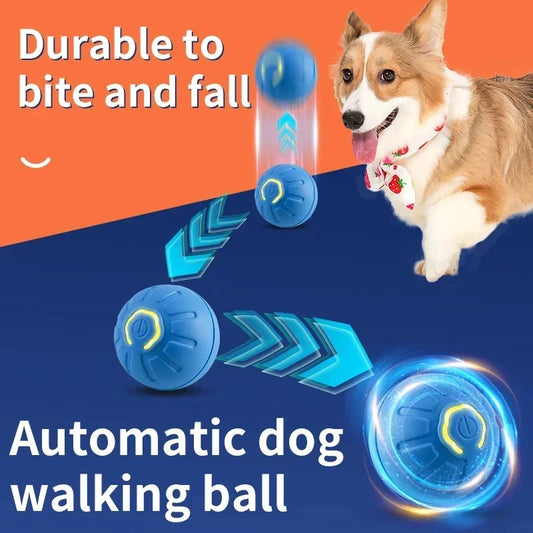 Smart Bouncing Pet Ball – USB Rechargeable Interactive Toy