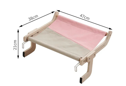 Bed Lounger for Cats – Modern Wooden Comfort