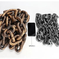 Dog Traction Chain Simulation Iron Chain Plastic Thick Chain Traction Rope Net Red Fun Pet Supplies Dogs Accessories