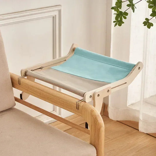 Bed Lounger for Cats – Modern Wooden Comfort
