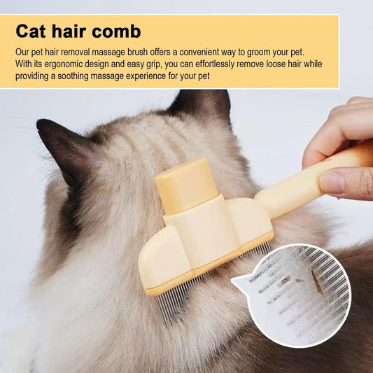 Professional Flea & Hair Removal Comb – Grooming Tool for Cats & Dogs