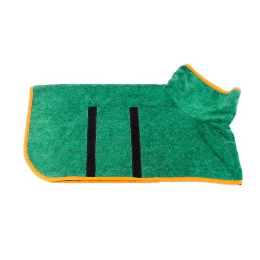 Fast-Dry Dog Towel Coat – Soft Microfiber Robe for Dogs