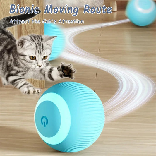 Smart Bouncing Pet Ball – USB Rechargeable Interactive Toy