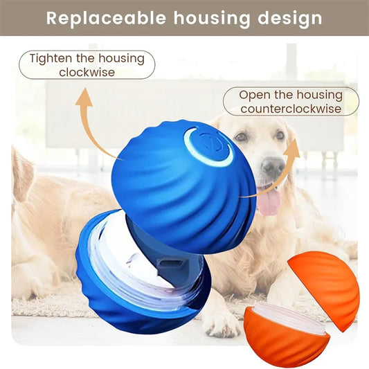 Smart Bouncing Pet Ball – USB Rechargeable Interactive Toy